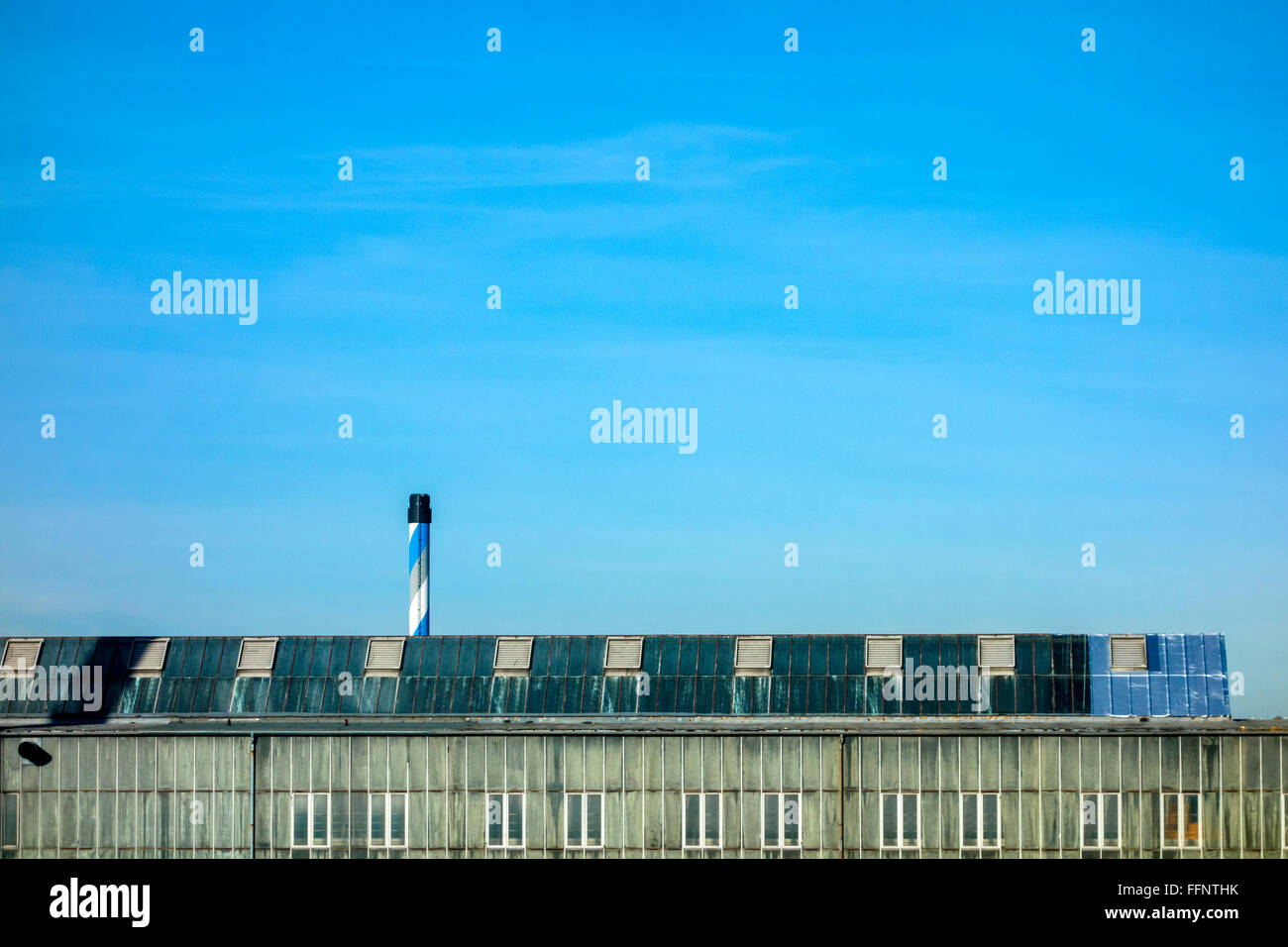 Production Hall Of Caterpillar In Mannheim Germany Stock Photo Alamy