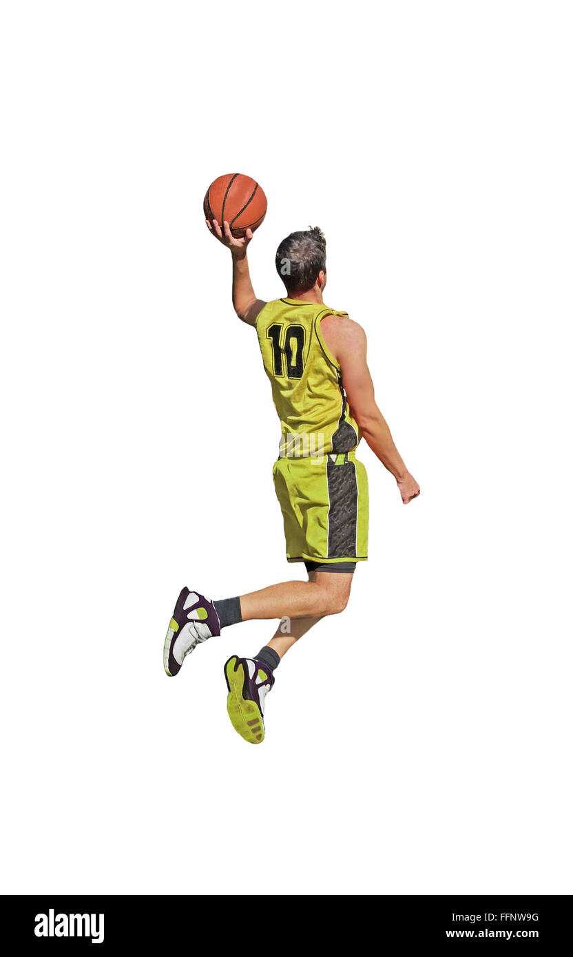 basketball player shooting the ball Stock Photo - Alamy