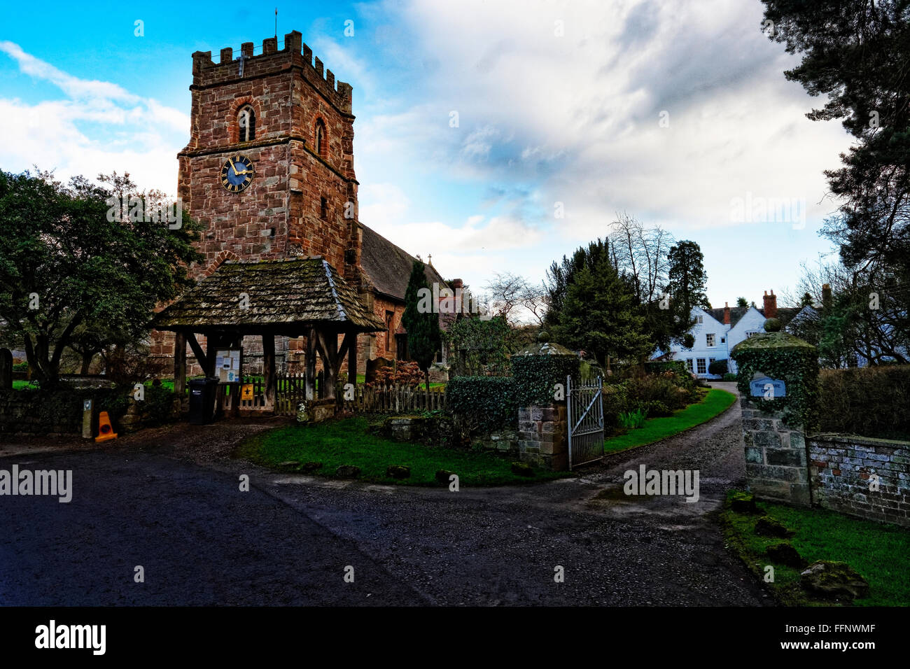 The church of St John the Baptist at Whitbourne is one of a group of