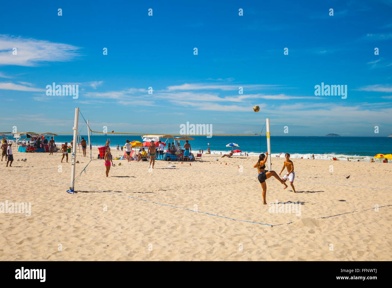 Leblon Beach. Rio de Janeiro. Brazil Stock Photo