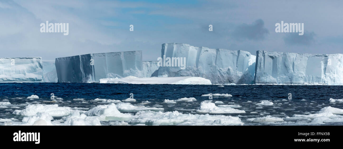 The B15Y Tabular Iceberg in the Antarctic Peninsula Stock Photo