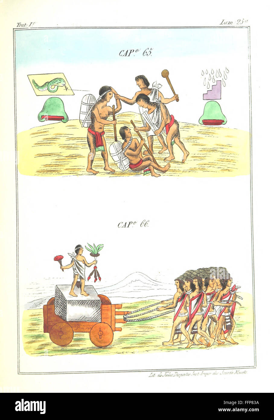 47 of 'Historia de las Indias de Nueva-España y islas de Tierra Firme ... La publica con un atlas, notas, y ilustraciones J. Stock Photo