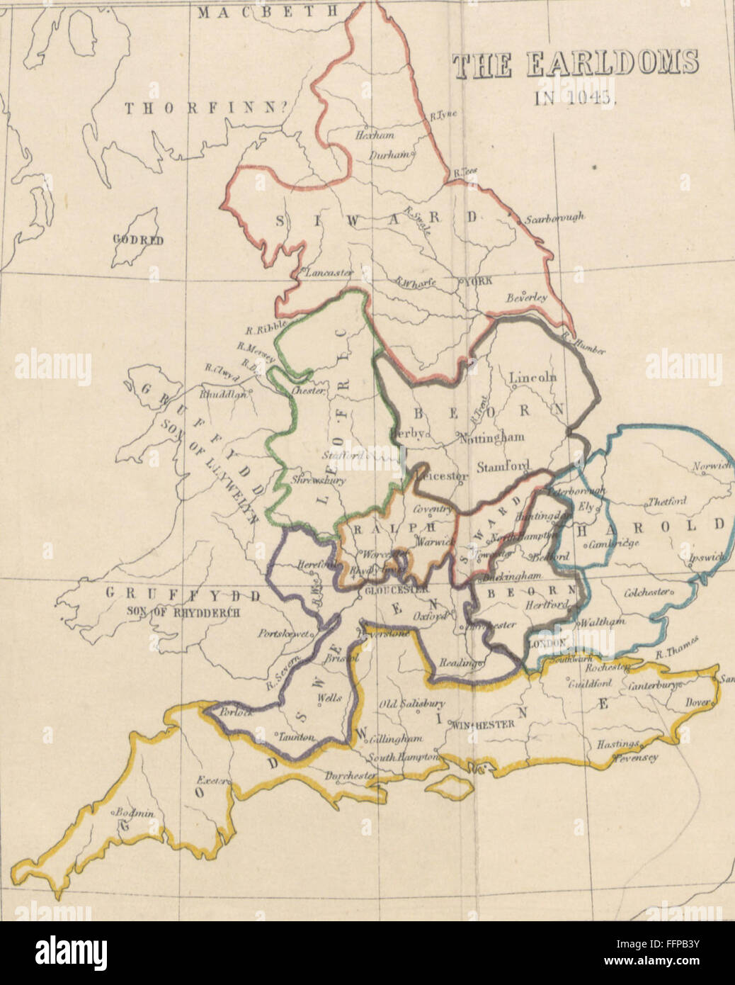 Norman conquest map hi-res stock photography and images - Alamy
