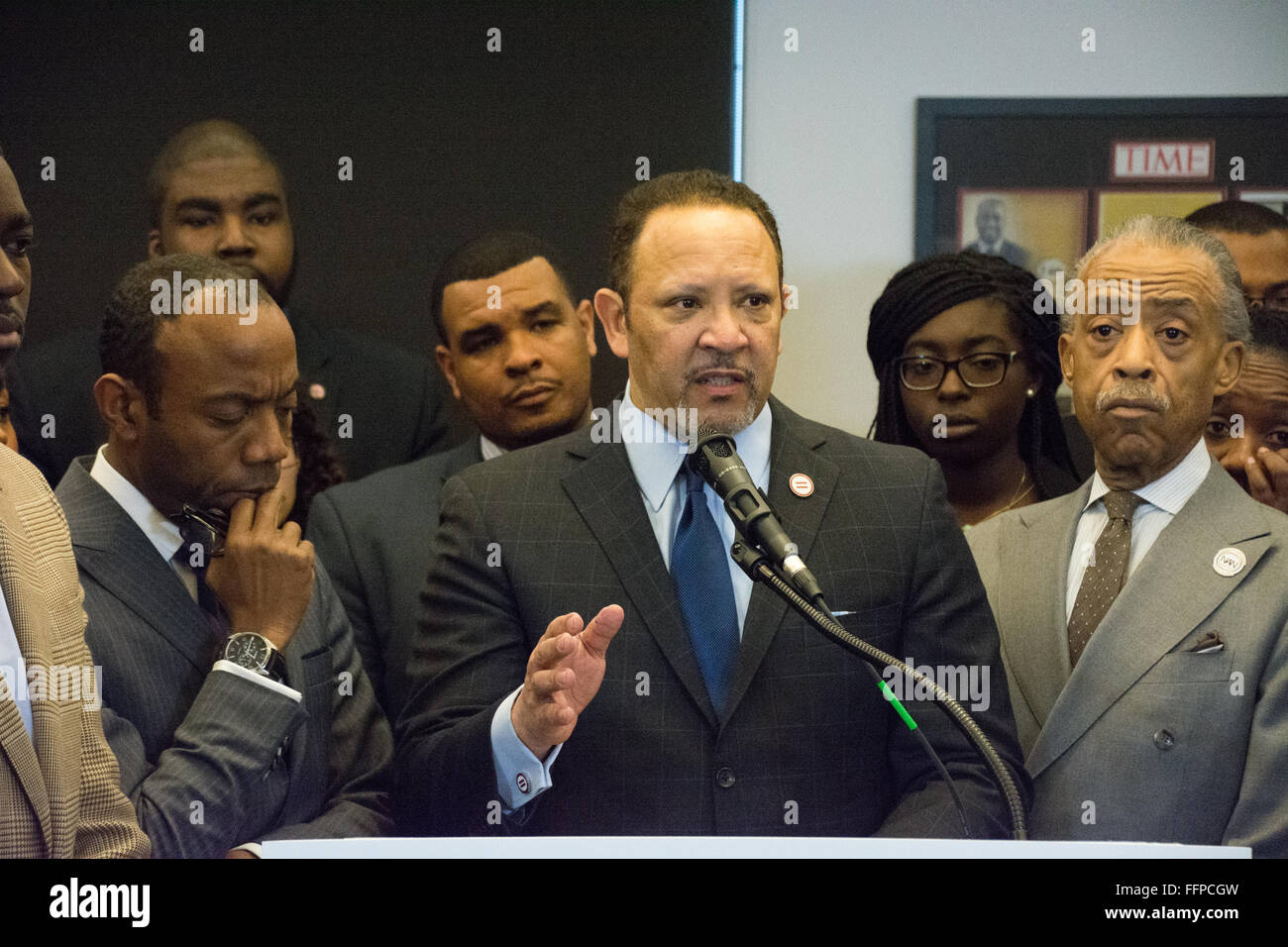 New York, USA. 16th February 2016. Marc Morial, president of the ...