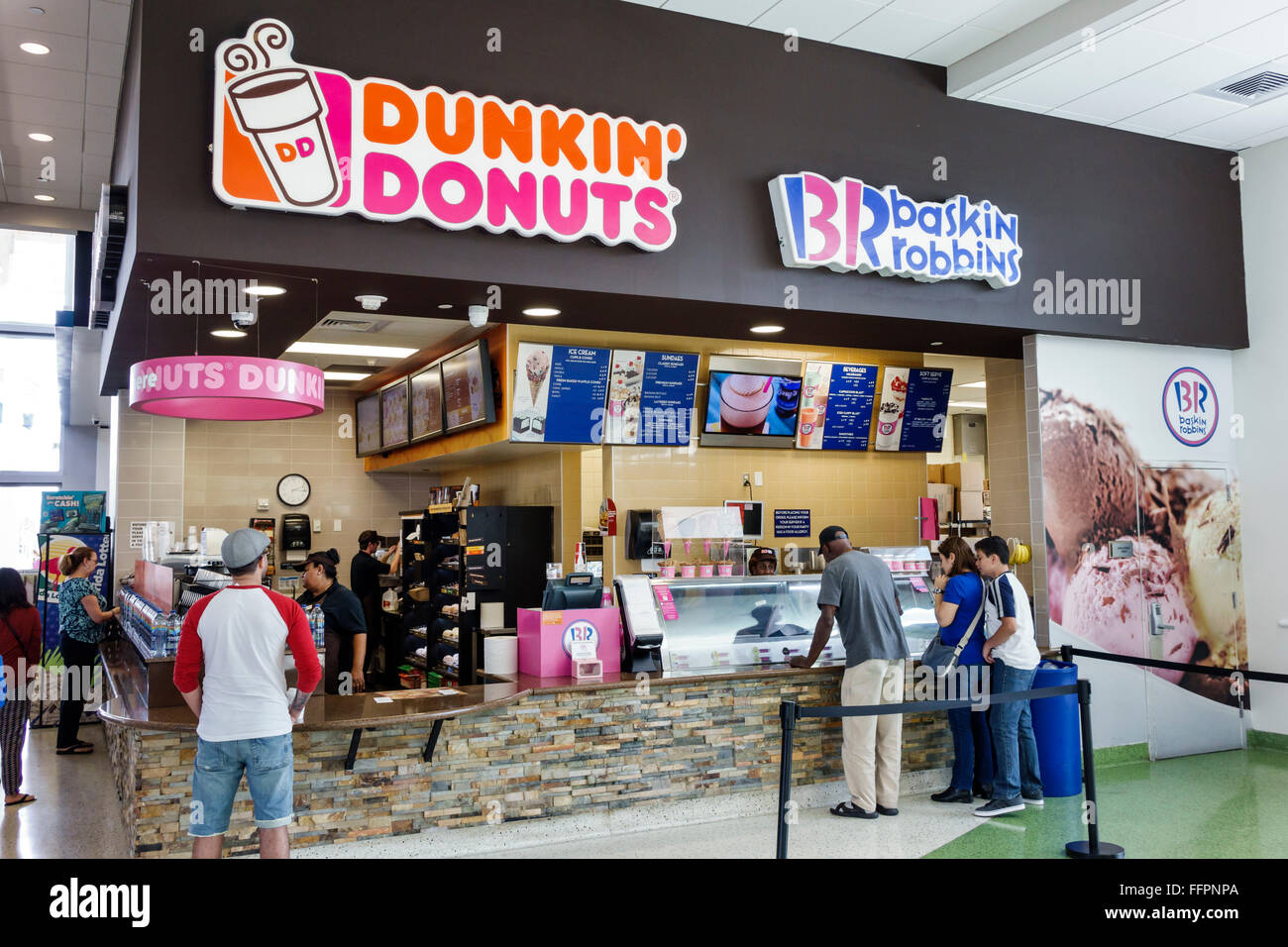 Florida, South, FL, South, Fort Ft. Drum Service Plaza, Turnpike Stock