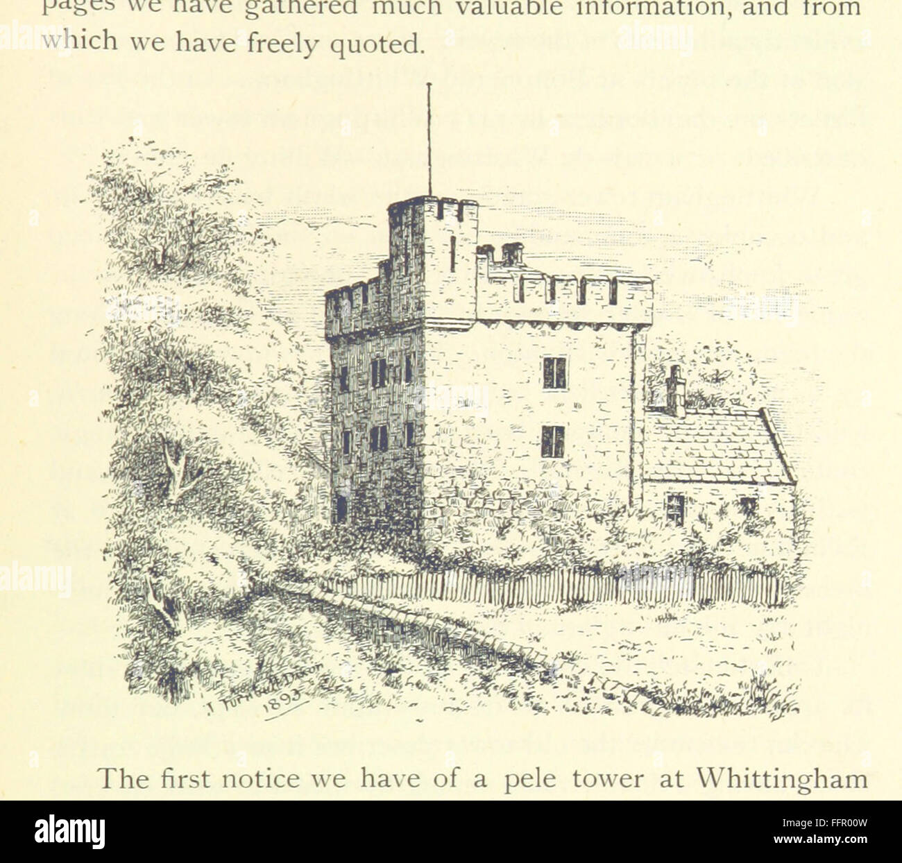 11 of 'Whittingham Vale, Northumberland; its history, traditions and folk-lore ... With illustrations by J. T. Dixon, etc' Stock Photo