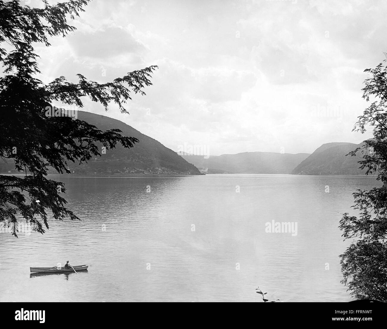 NEW YORK HUDSON RIVER. /nA view of Peekskill Bay and the narrows of the Hudson River