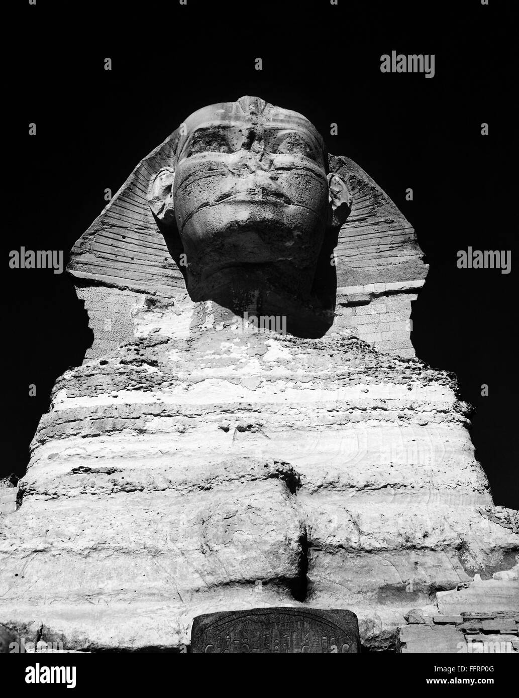 EGYPT GREAT SPHINX. /nCloseup of the Great Sphinx at Giza, mid20th