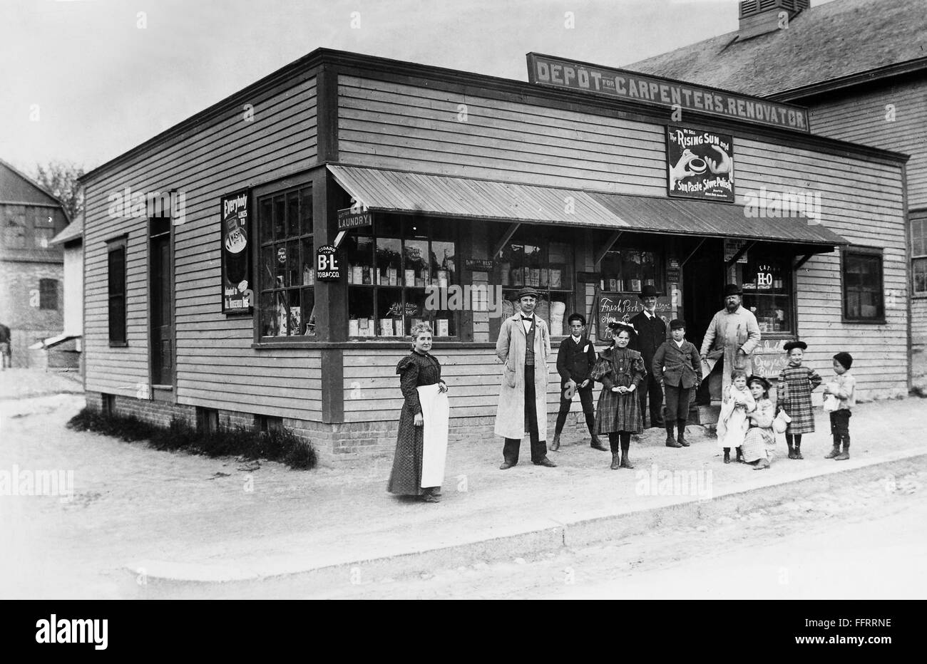 GROCERY, 1890s. /nA grocery store in an unidentified American town