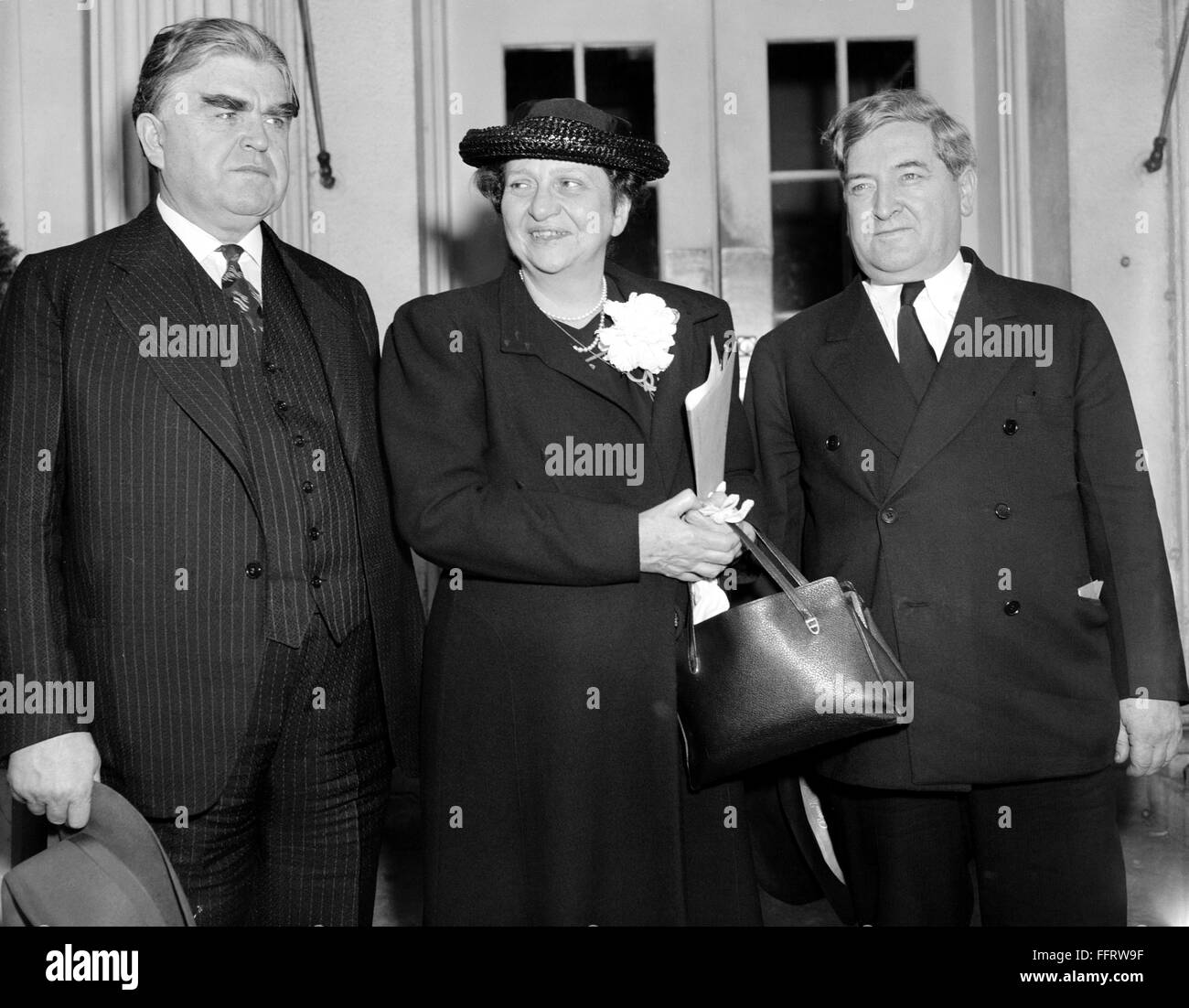 LABOR LEADERS, 1939. /nLeft to right John L. Lewis, president of the