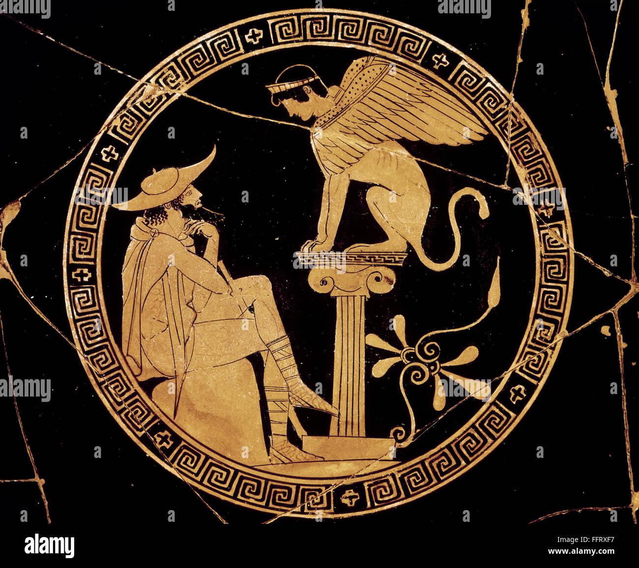 Oedipus sphinx vase hires stock photography and images Alamy