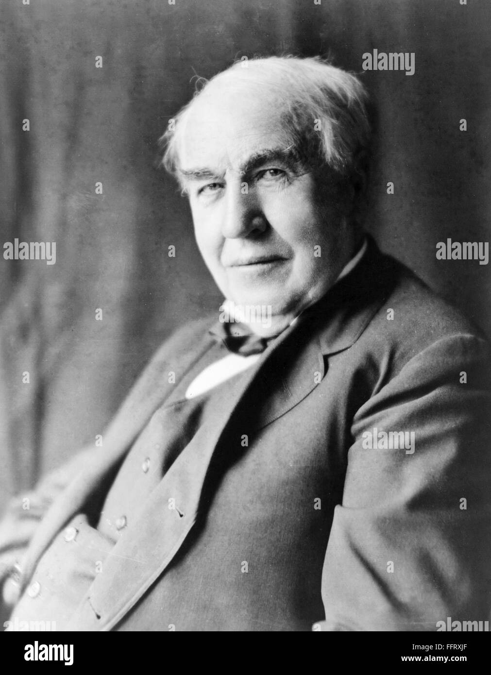 THOMAS EDISON (1847-1931). /nAmerican Inventor. Photograph, C1922 Stock ...