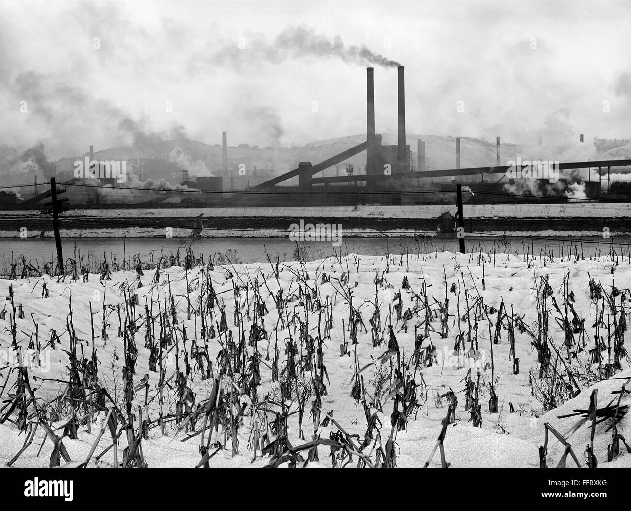 STEEL FACTORY, 1941. /nJones and Laughlin Steel Company, Aliquippa