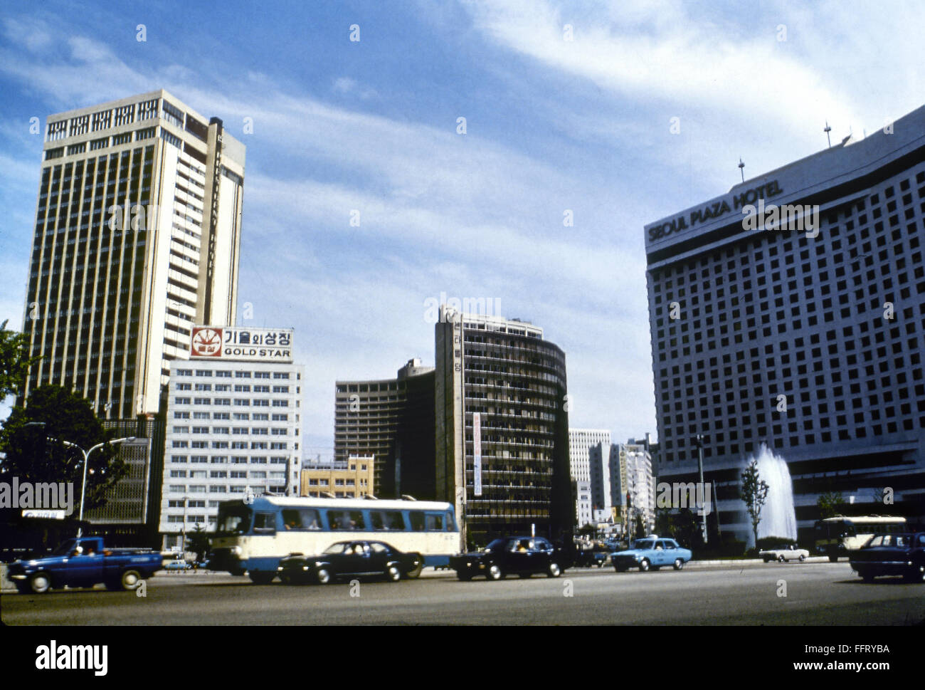 SOUTH KOREA SEOUL, 1979. /nNew hotels downtown Seoul, the capital of