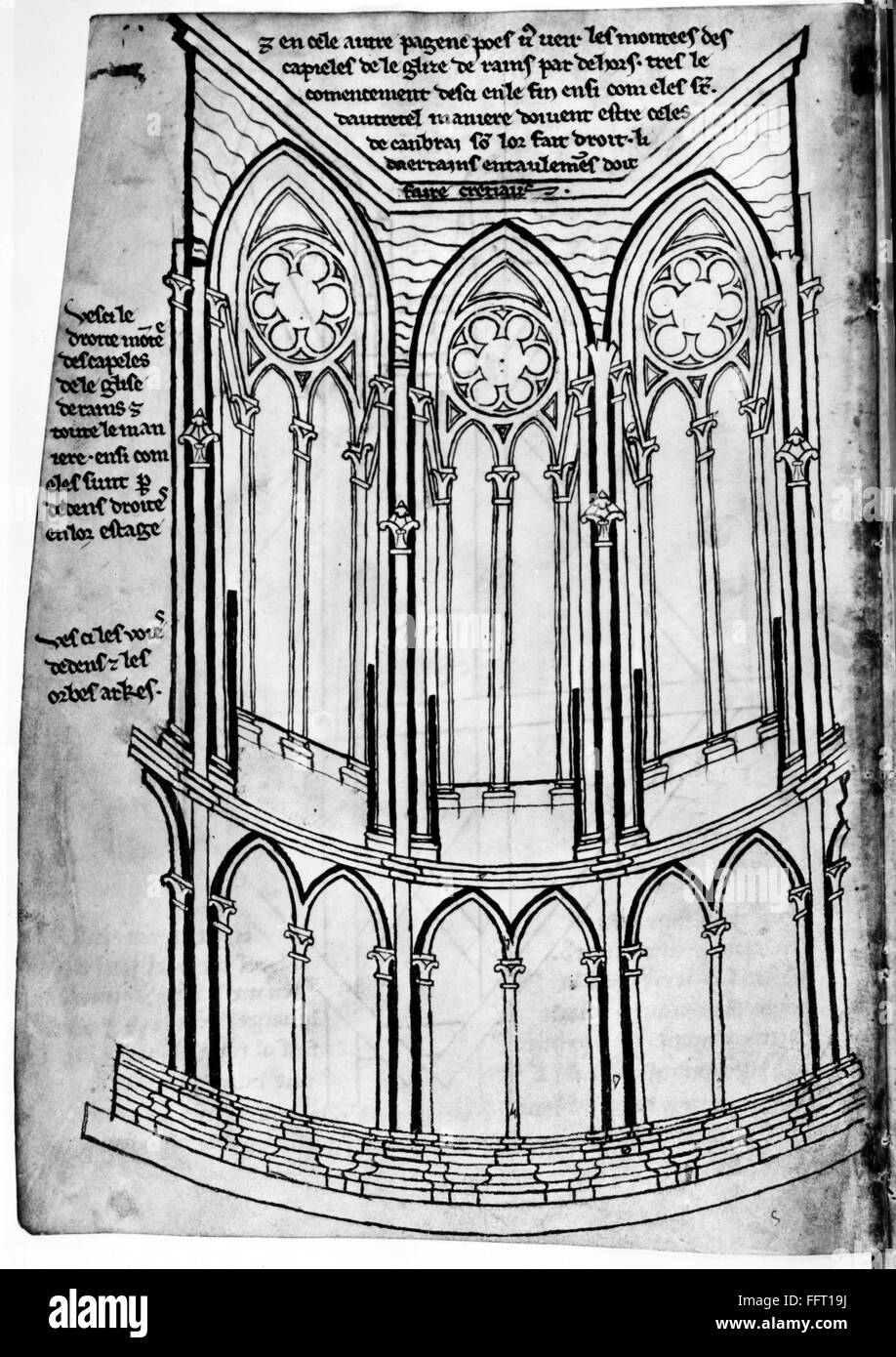 VILLARD DE HONNECOURT /n(c12251250). French architect. Page from