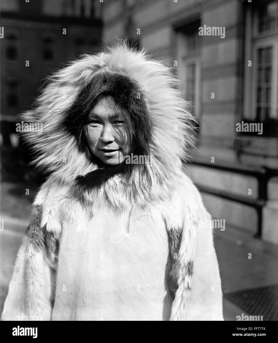 Eskimo Woman C1924 Neskimo Woman Photographed During The Expedition
