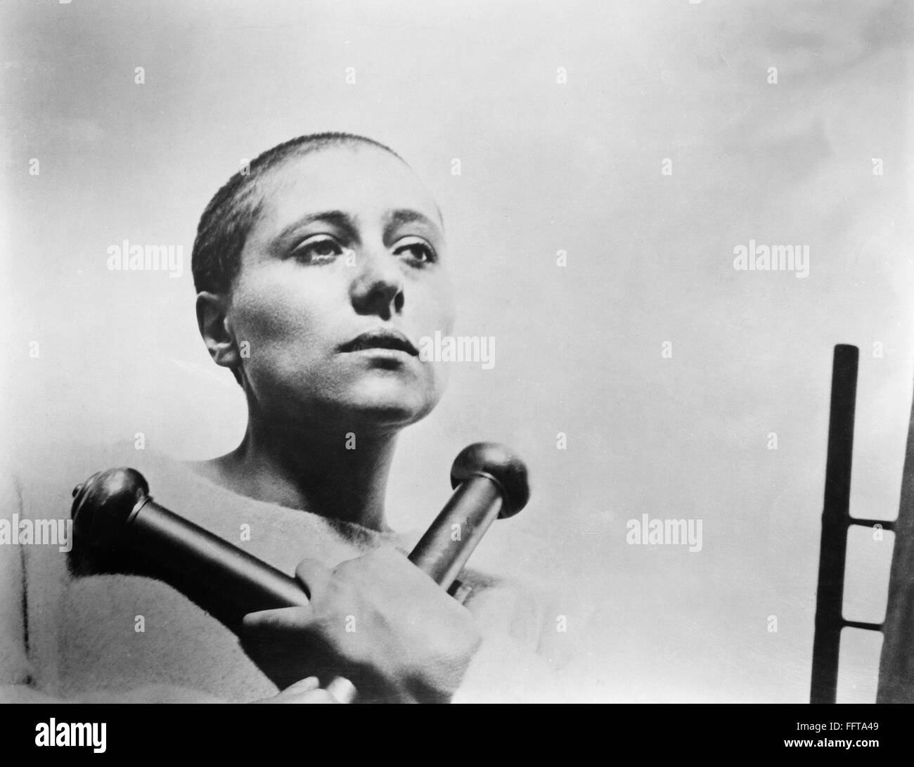 Passion Of Joan Of Arc Nthe French Actress Maria Falconetti As The Title Character In A Scene