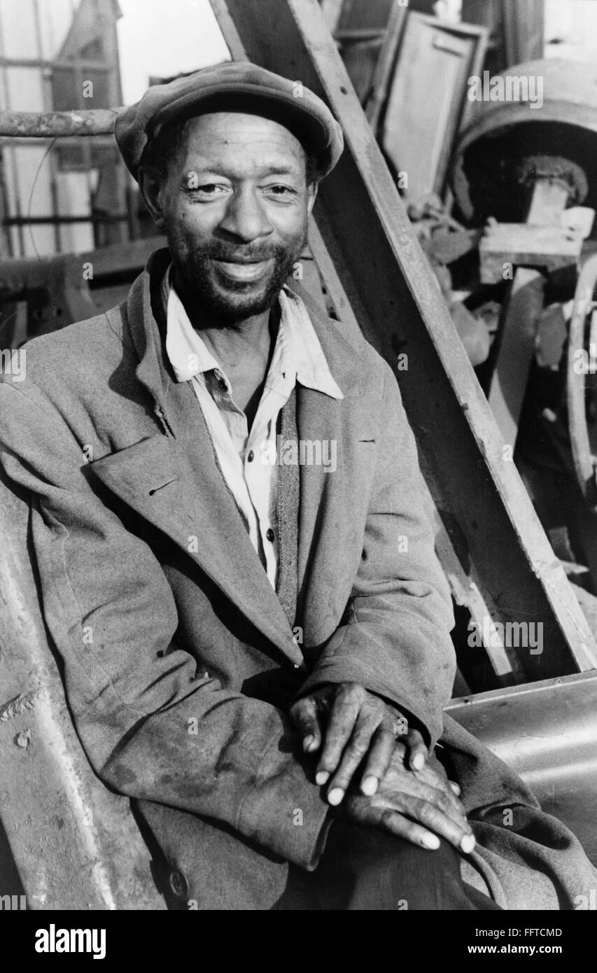 CHICAGO: MAN, 1941. /nAfrican American man on the South Side of Chicago ...