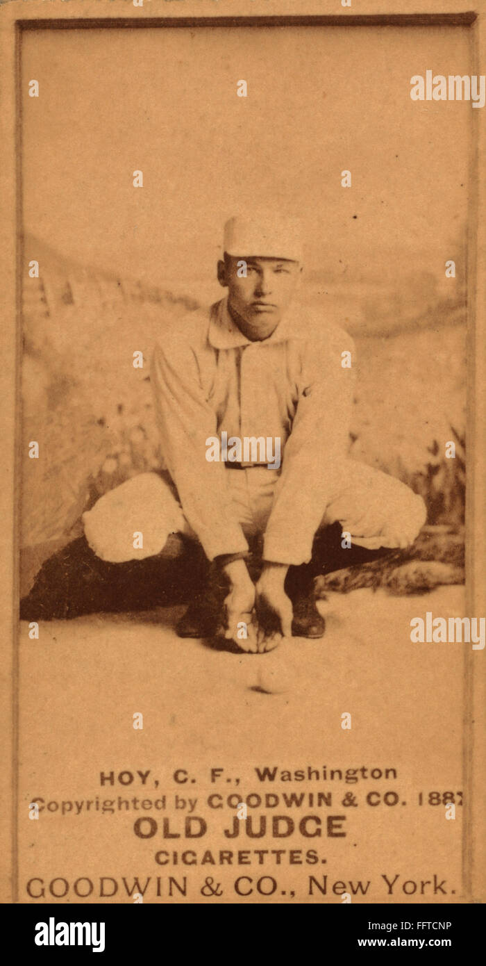 WILLIAM ELLSWORTH HOY /n(18621961). Known as 'Dummy.' American