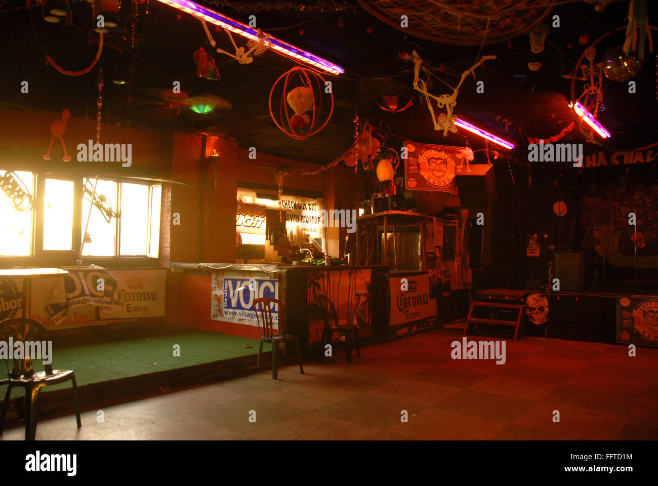 CONEY ISLAND BAR. /nInterior of Cha Cha's bar on the boardwalk at