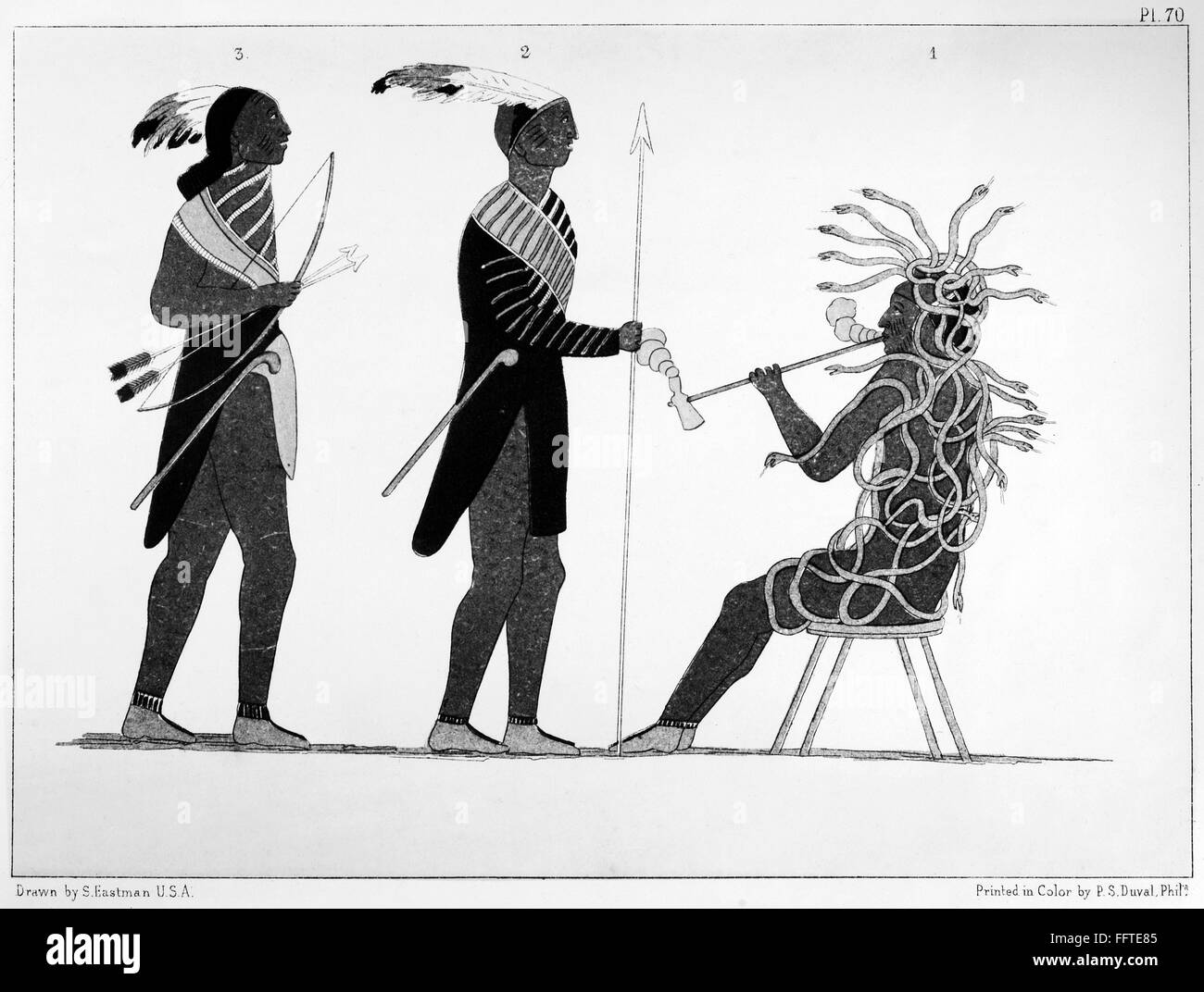 FIRST IROQUOIS CHIEF. /nAtotarho (or Tadodaho), the first ruler of the ...