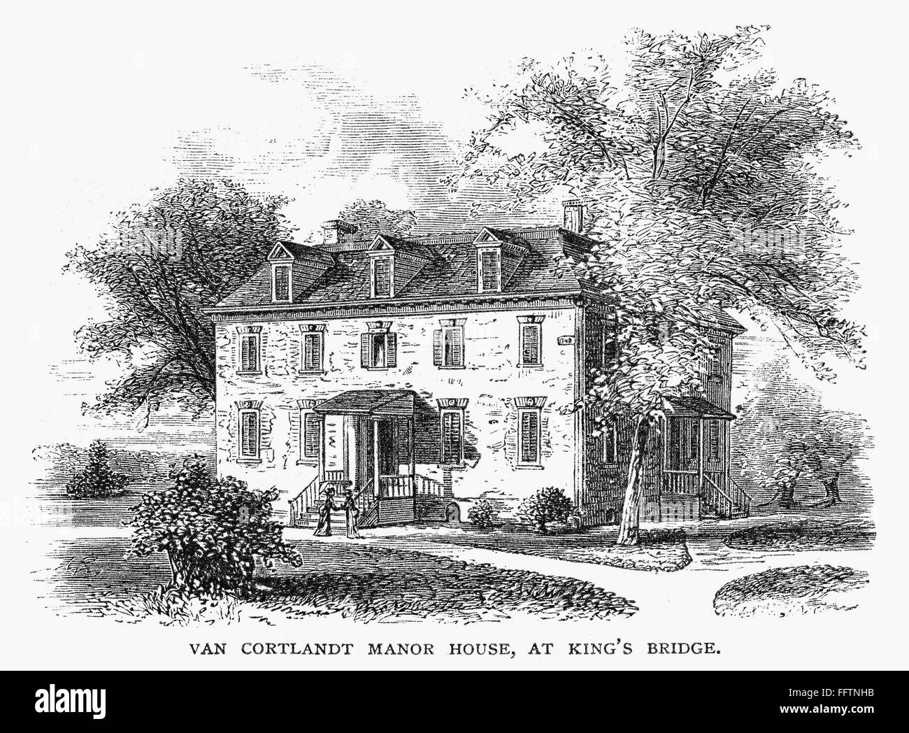 NEW YORK MANSION, 1748. /nThe Van Cortlandt Manor House, built in 1748