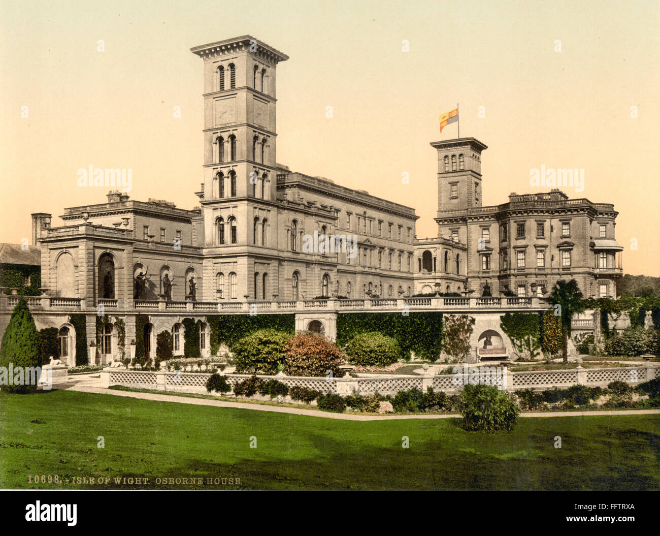 ENGLAND ISLE OF WIGHT. /nThe Osborne House, where Queen Victoria lived on the Isle of Wight