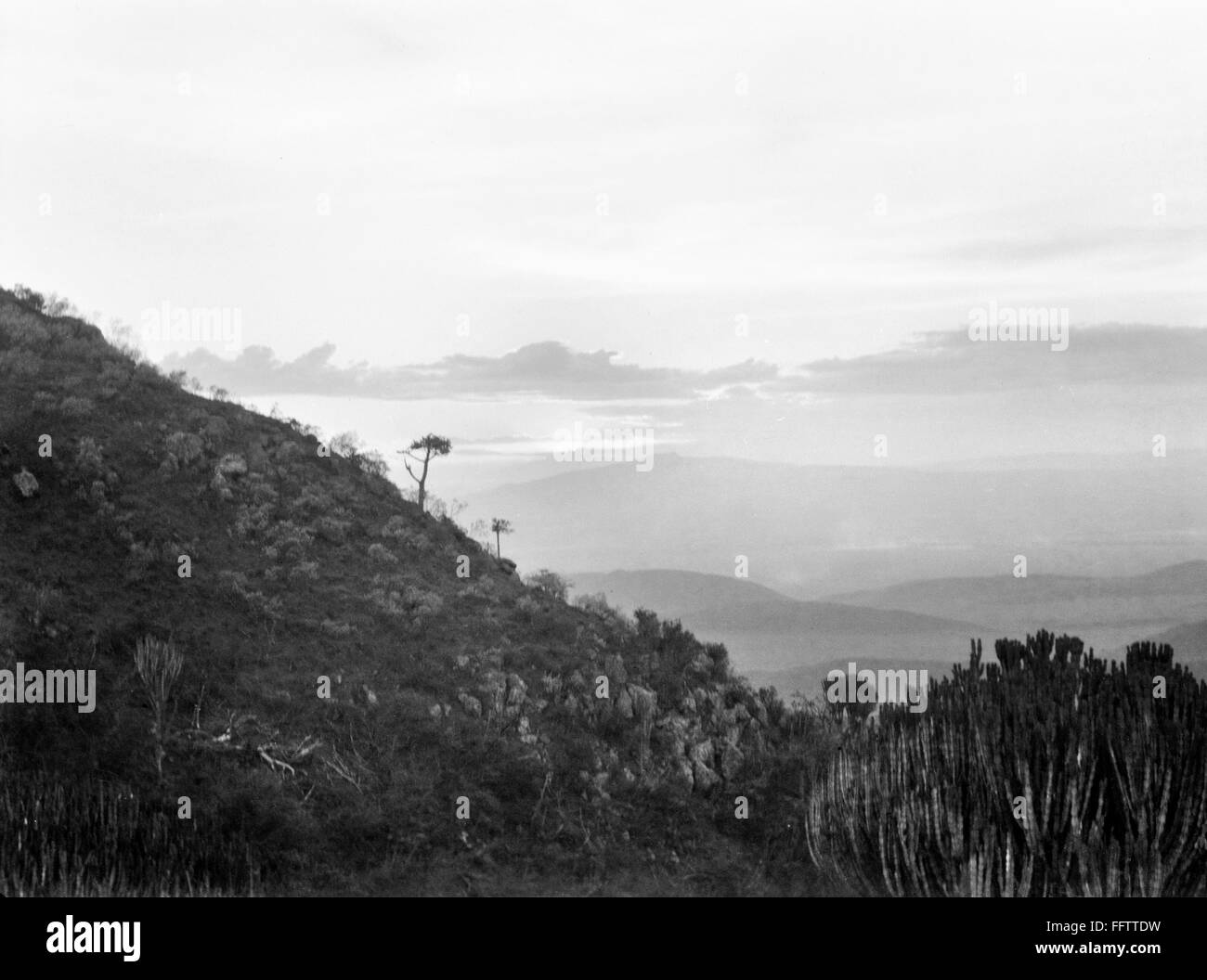 KENYA RIFT VALLEY. /nA view of the Rift Valley north of Nairobi, Kenya
