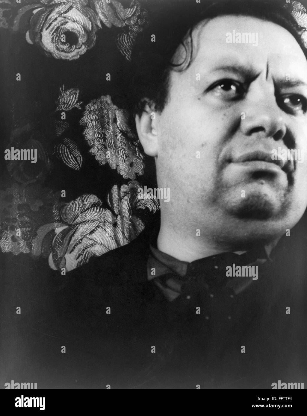 DIEGO RIVERA (1886-1957). /nMexican painter. Photographed by Carl Van Vechten, 1932. Stock Photo