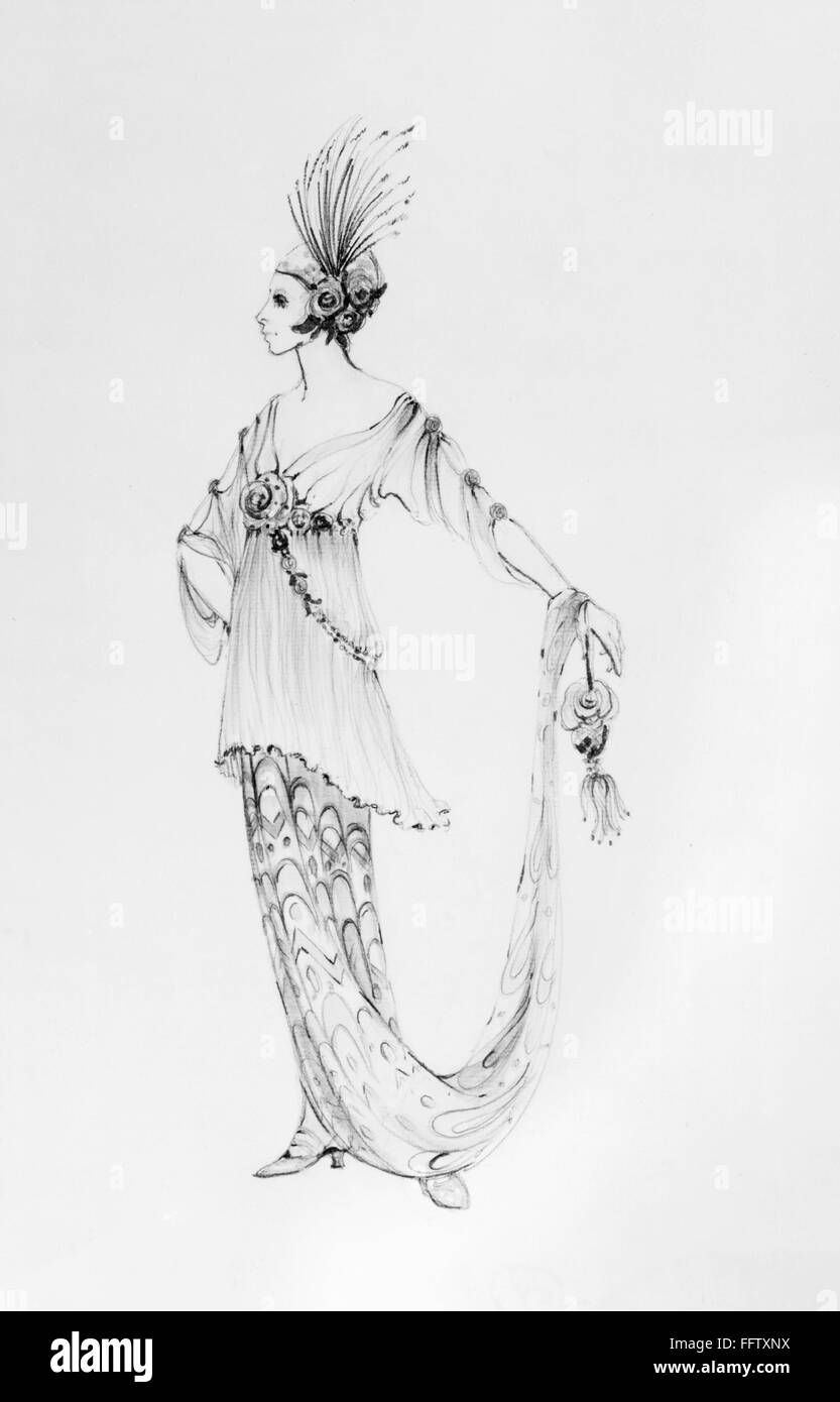 OPERETTA COSTUME. /nCostume design by Theoni V. Aldredge for a 1974 New