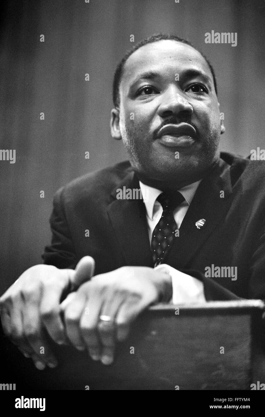 MARTIN LUTHER KING, JR. /n(1929-1968). American cleric and civil rights leader. Photographed by Marion S. Trikosko, 26 March 1964. Stock Photo