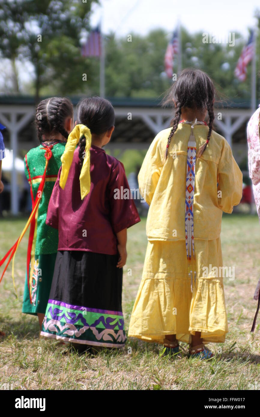 traditional Meskwaki(Fox) Pow Wow, festival of Native American dances