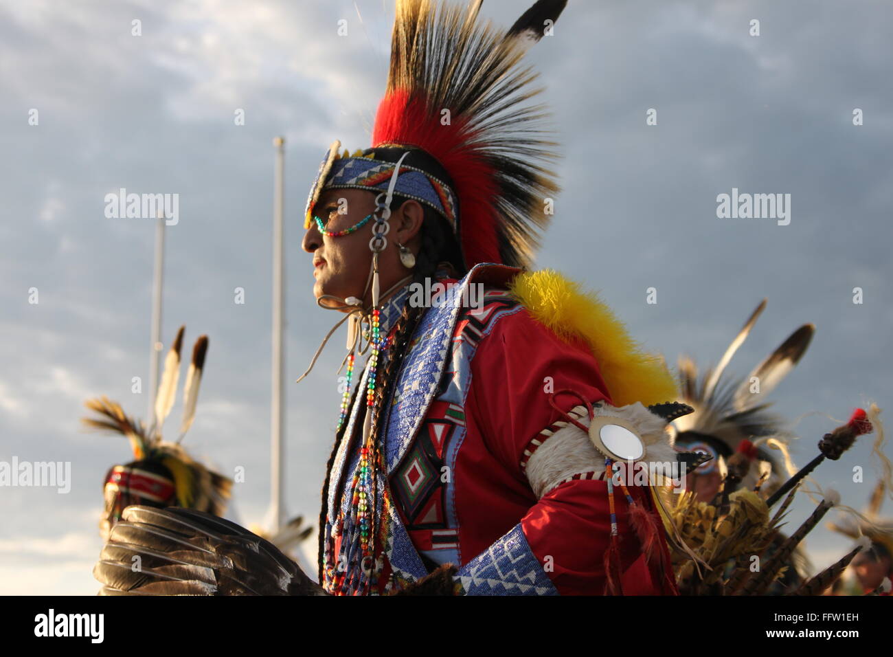 Shakopee Mdewakanton Sioux Community Wacipi Pow Wow, Native American dance festival -  20/08/2011  -  United States / Minnesota  Stock Photo