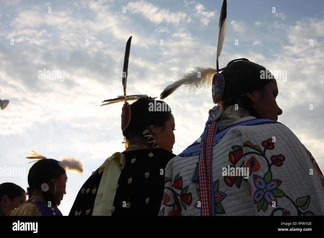 Shakopee Mdewakanton Sioux Community Wacipi Pow Wow, Native American dance festival -  20/08/2011  -  United States / Minnesota  Stock Photo