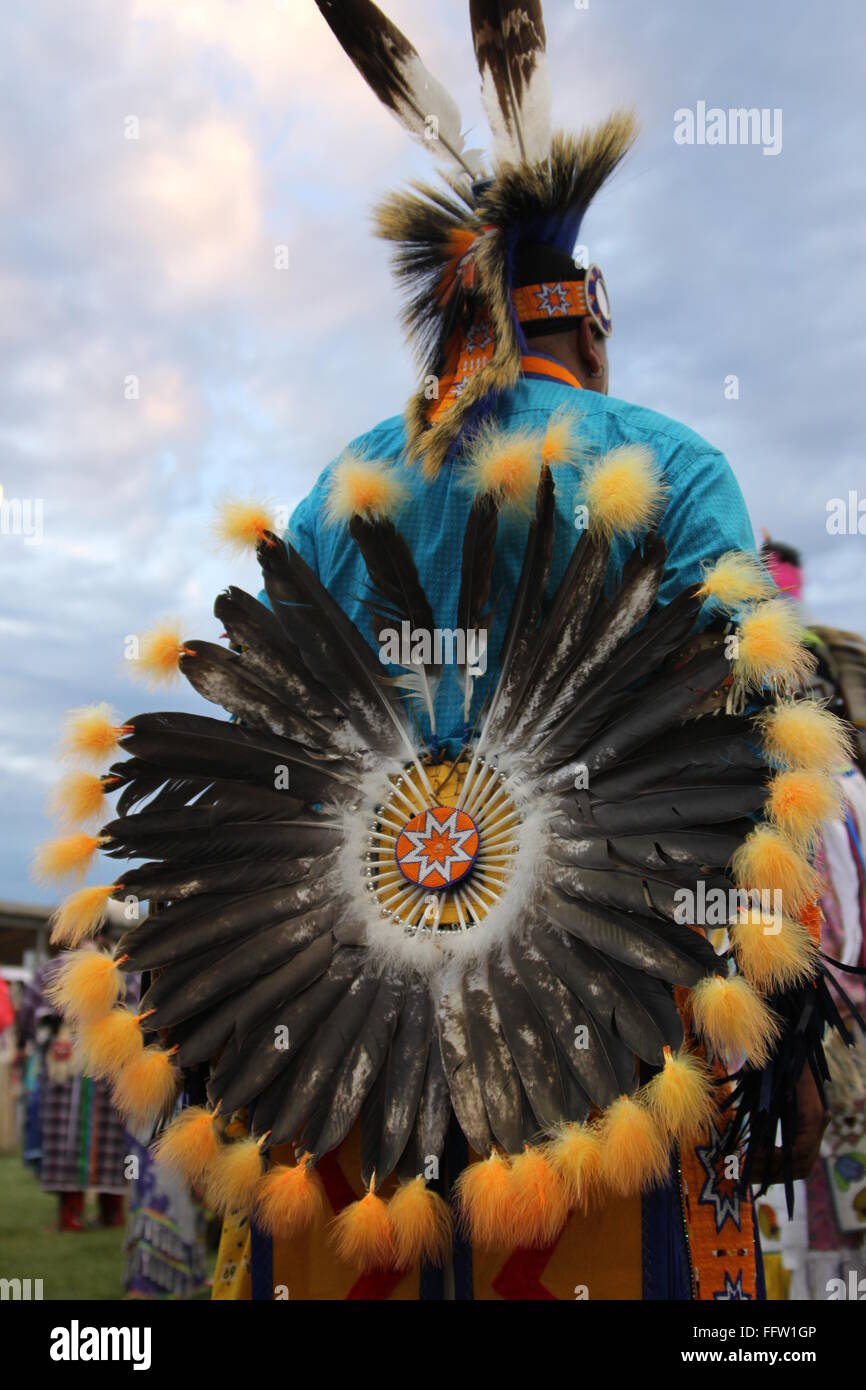 Shakopee Mdewakanton Sioux Community Wacipi Pow Wow, Native American dance festival -  20/08/2011  -  United States / Minnesota  Stock Photo