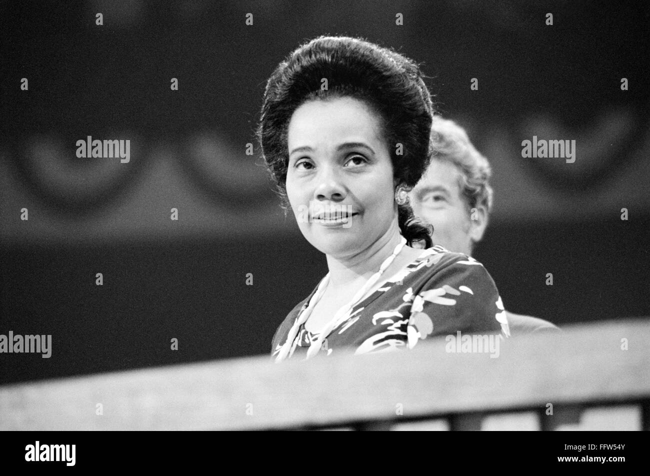 CORETTA SCOTT KING /n(1927-2006). American civil rights leader; wife of ...