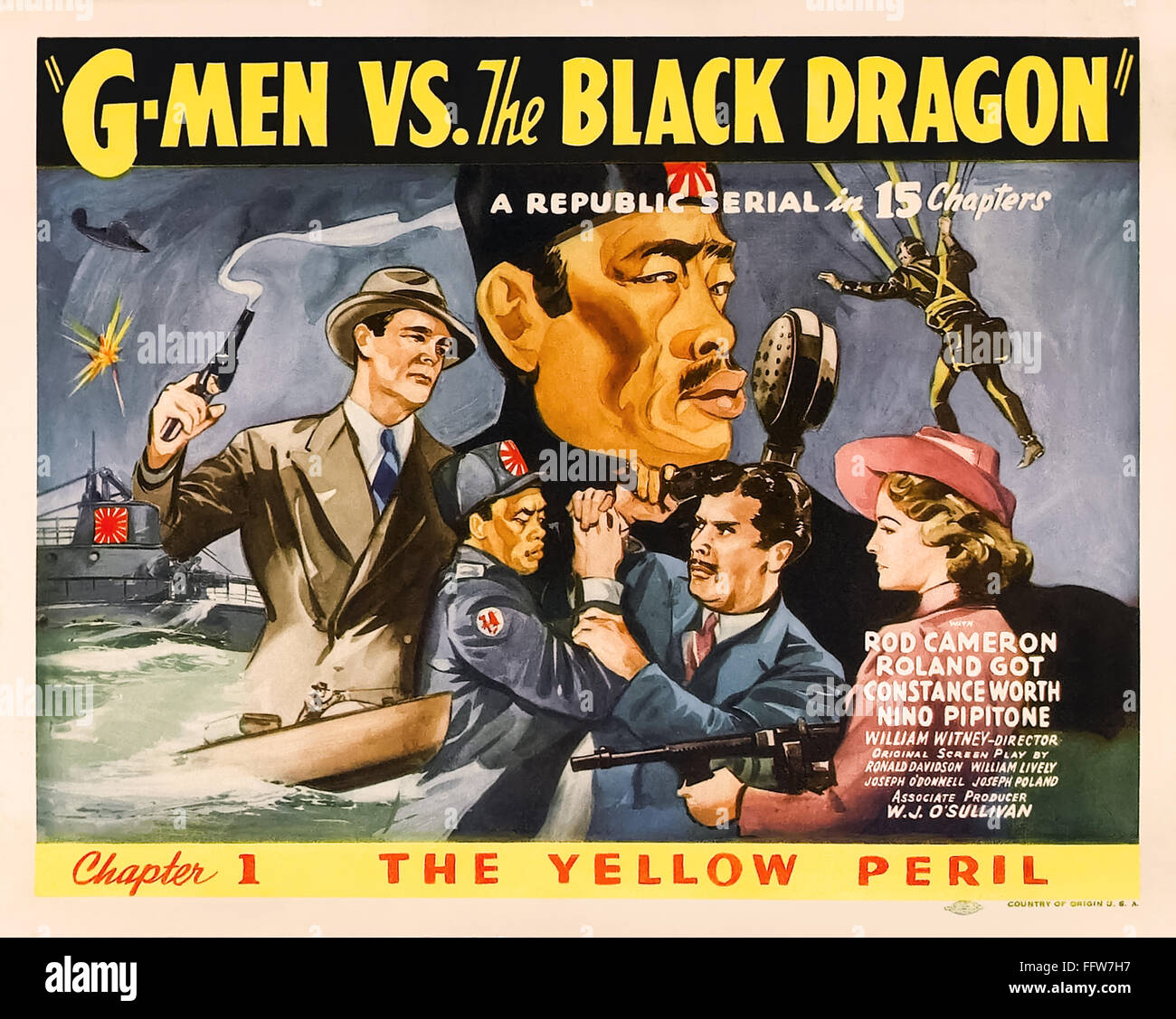 G-men vs. the Black Dragon 1943 Stock Photo