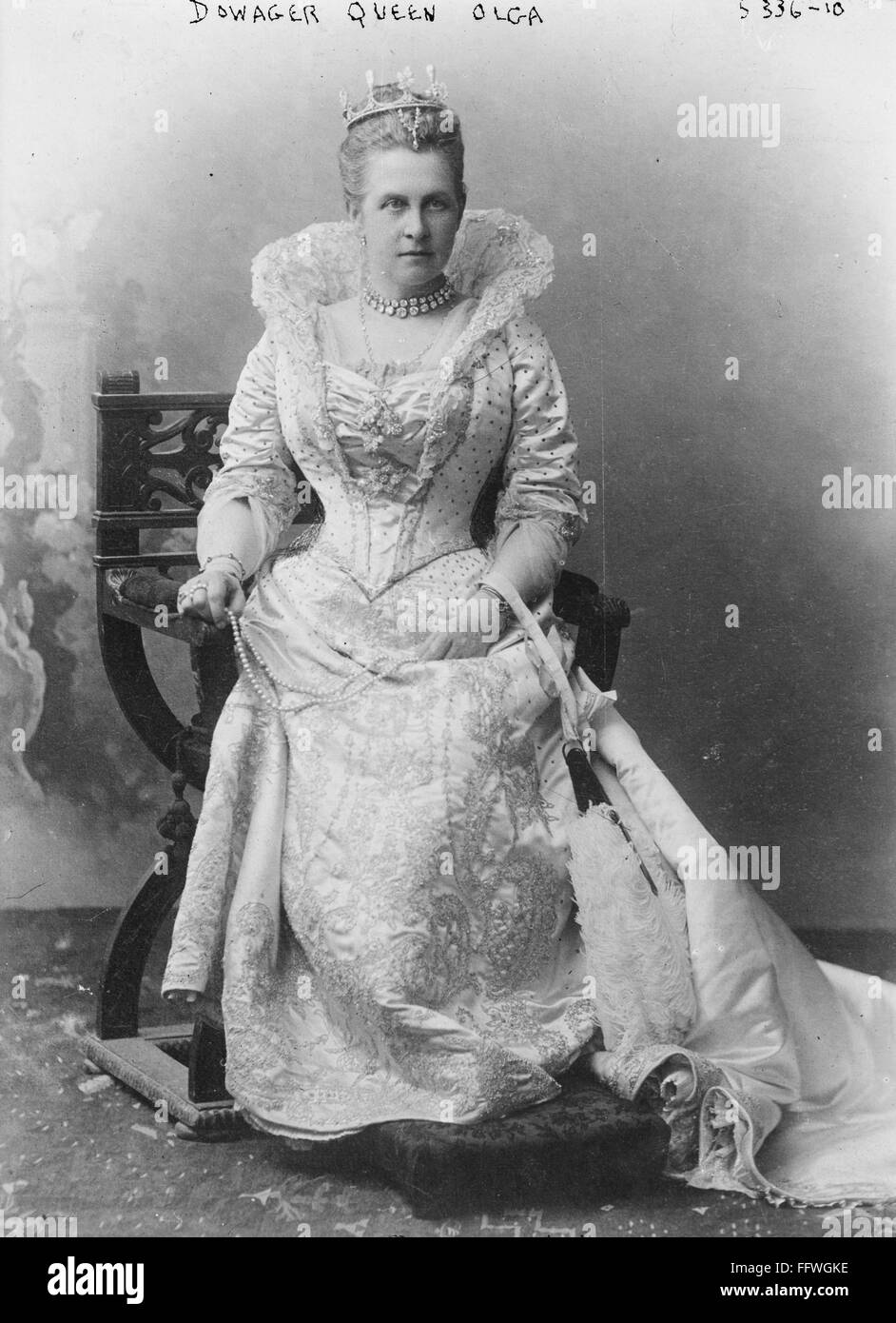 OLGA CONSTANTINOVNA /n(1851-1926). Grand Duchess of Russia and Queen of ...