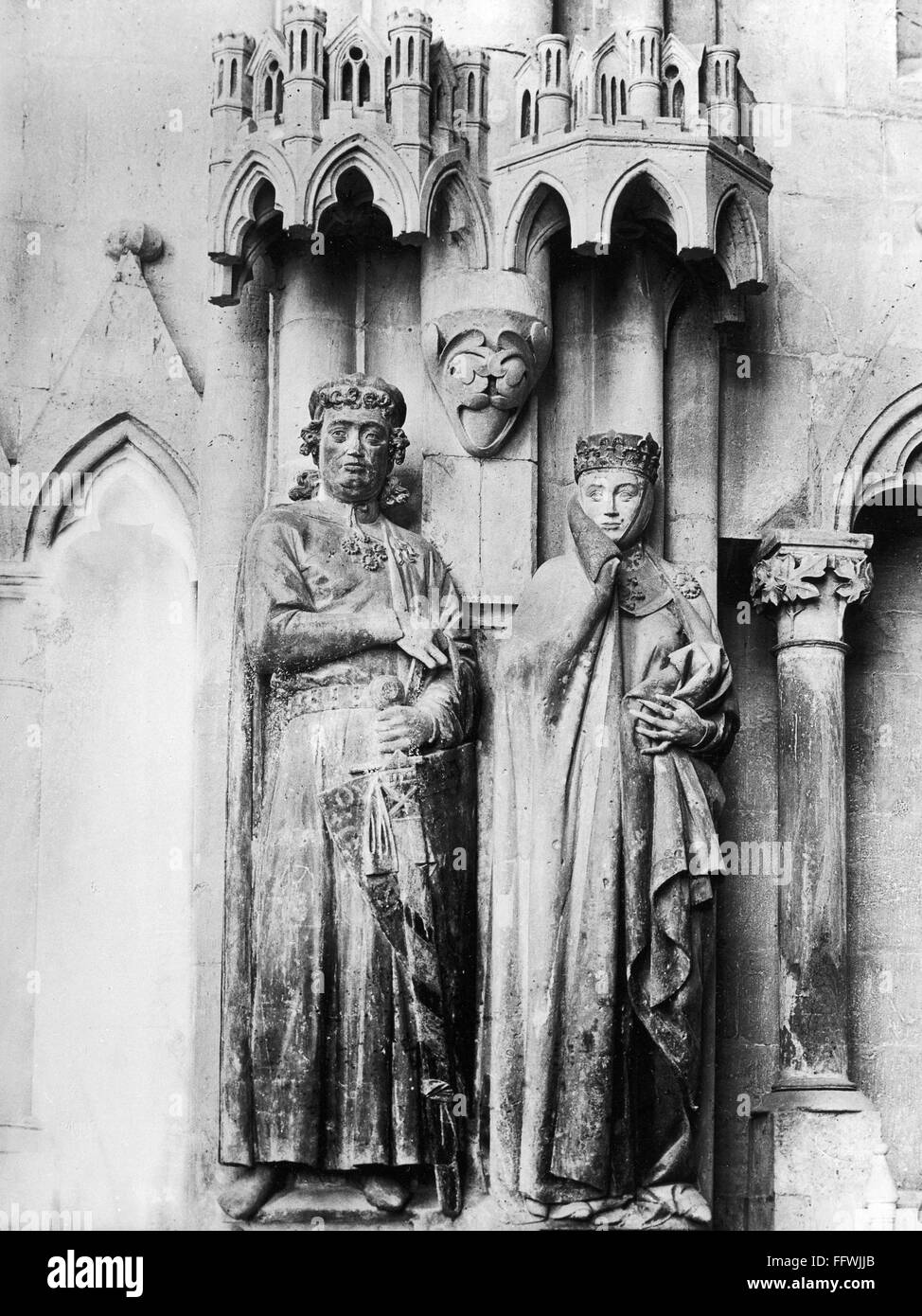 EKKEHARD AND UTA, c1250. /nPortrait sculptures of the noble couple