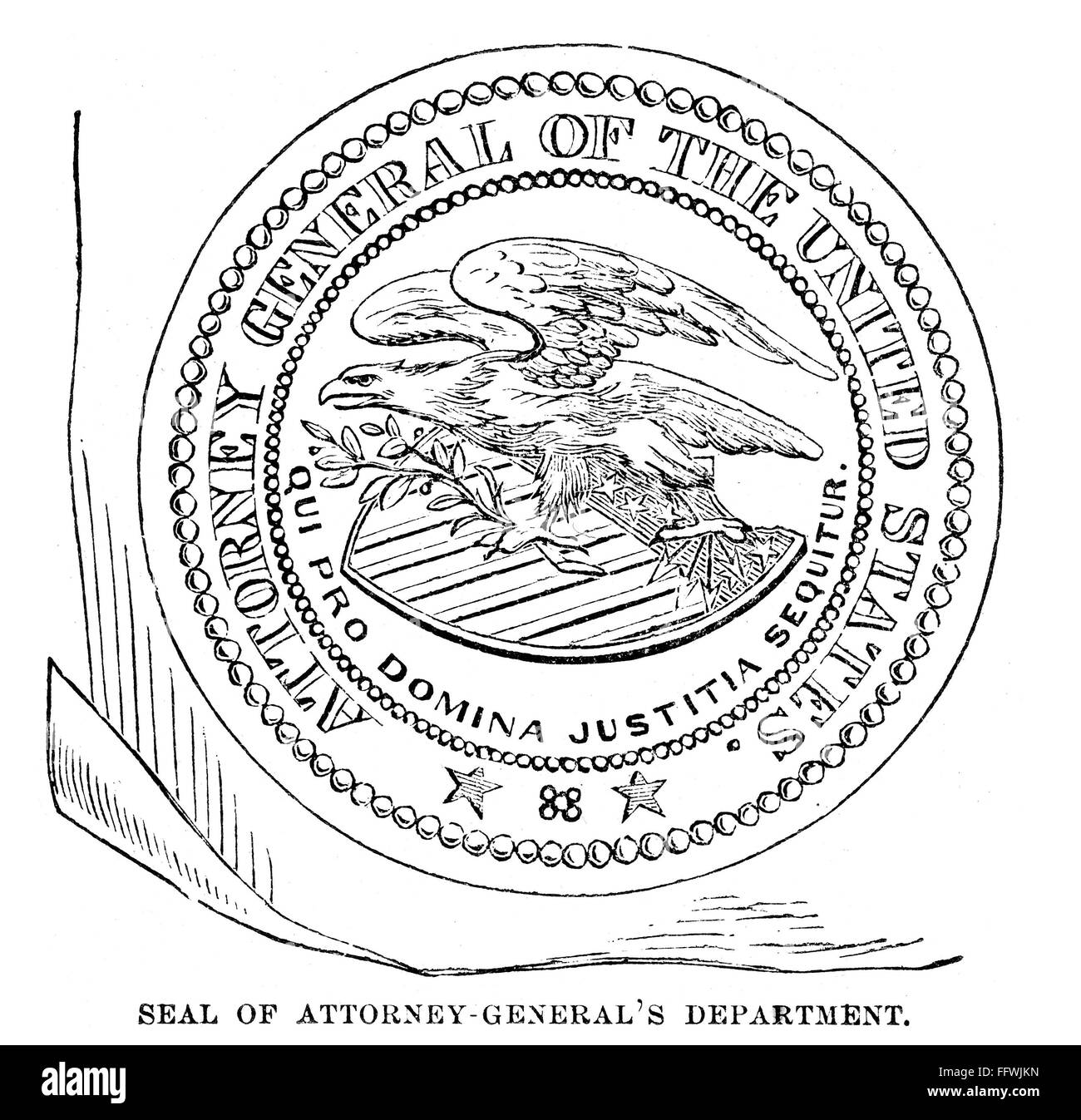SEAL ATTORNEY GENERAL. /nSeal of the Attorney General's Department