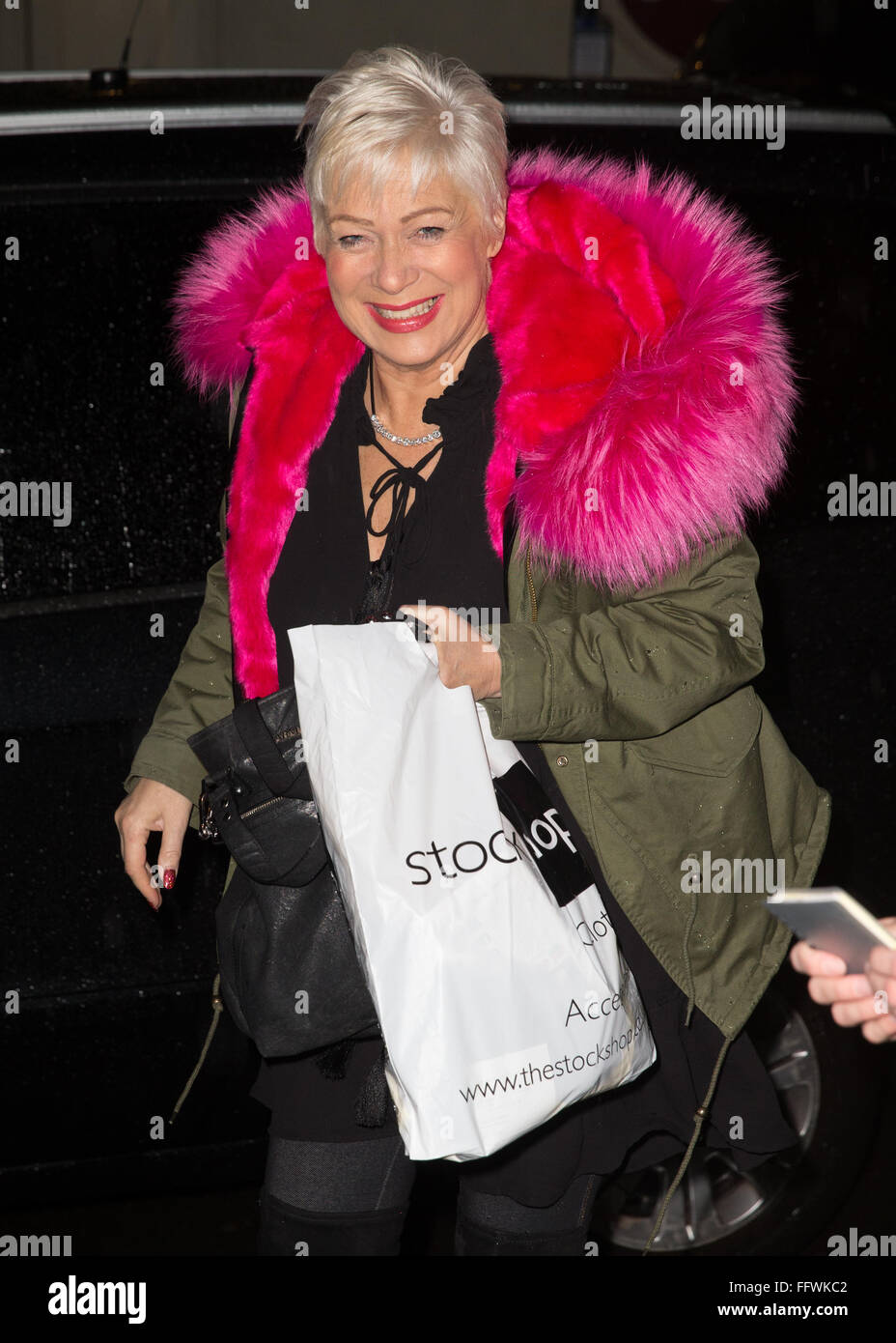 Denise Welch and Jennifer Metcalfe arriving at the LighterLife Fast