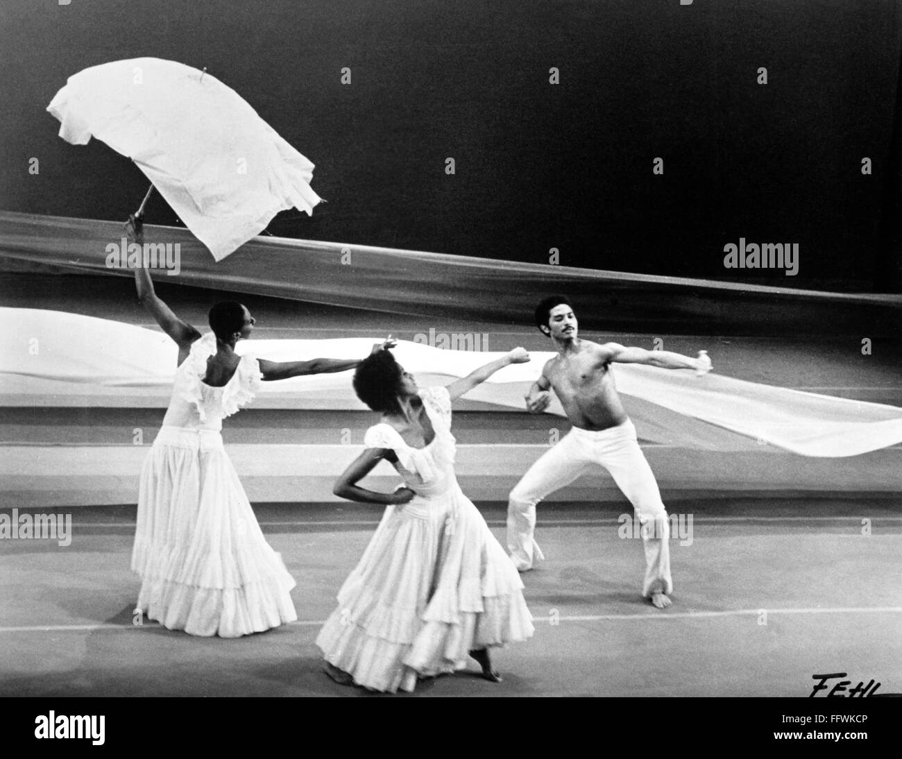 DANCE: ALVIN AILEY. /nMembers of the Alvin Ailey American Dance Theater ...