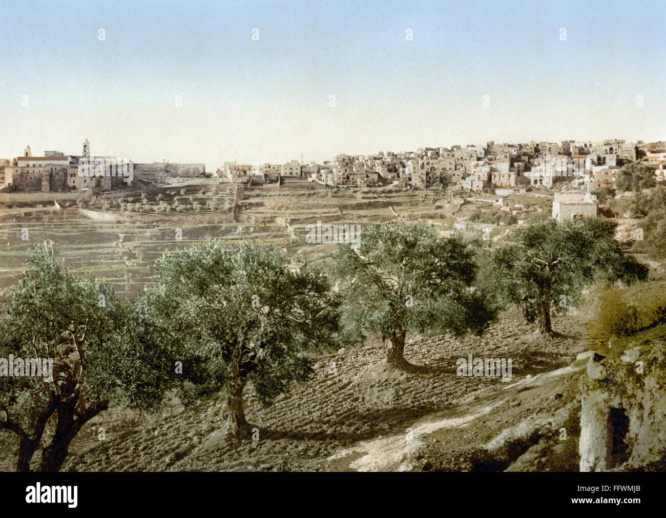 BETHLEHEM DAVID'S WELL. /nDavid's Well, a rockcut cistern in