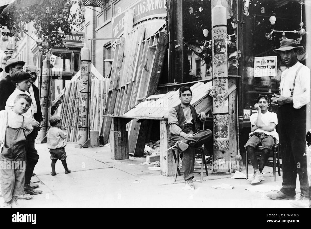 NEW YORK: LITTLE ITALY, c1908. /nItalian festival in Little Italy, New