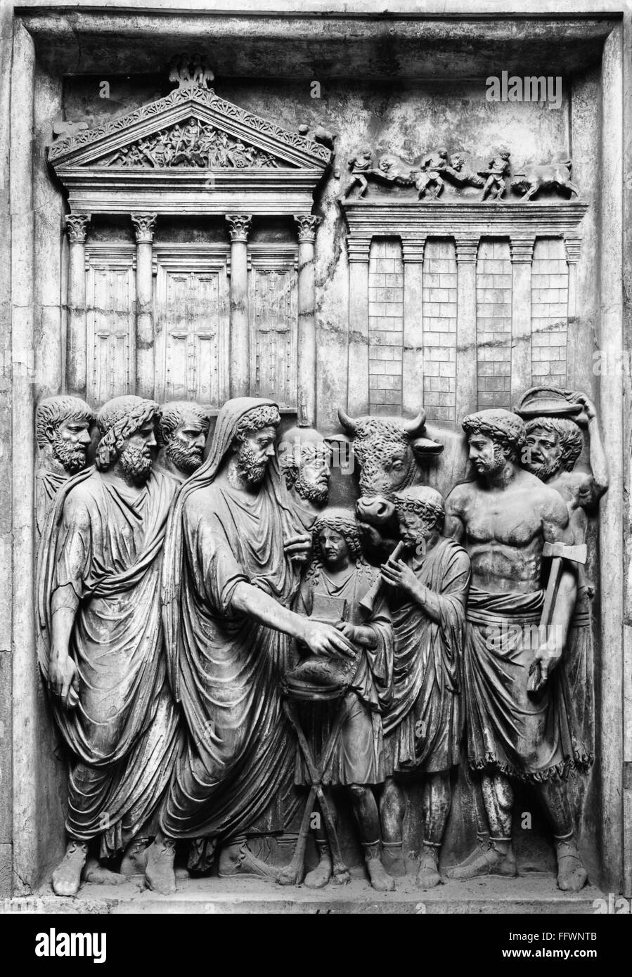 MARCUS AURELIUS /n(121180 A.D.). Roman emperor, 161180 A.D. Presiding