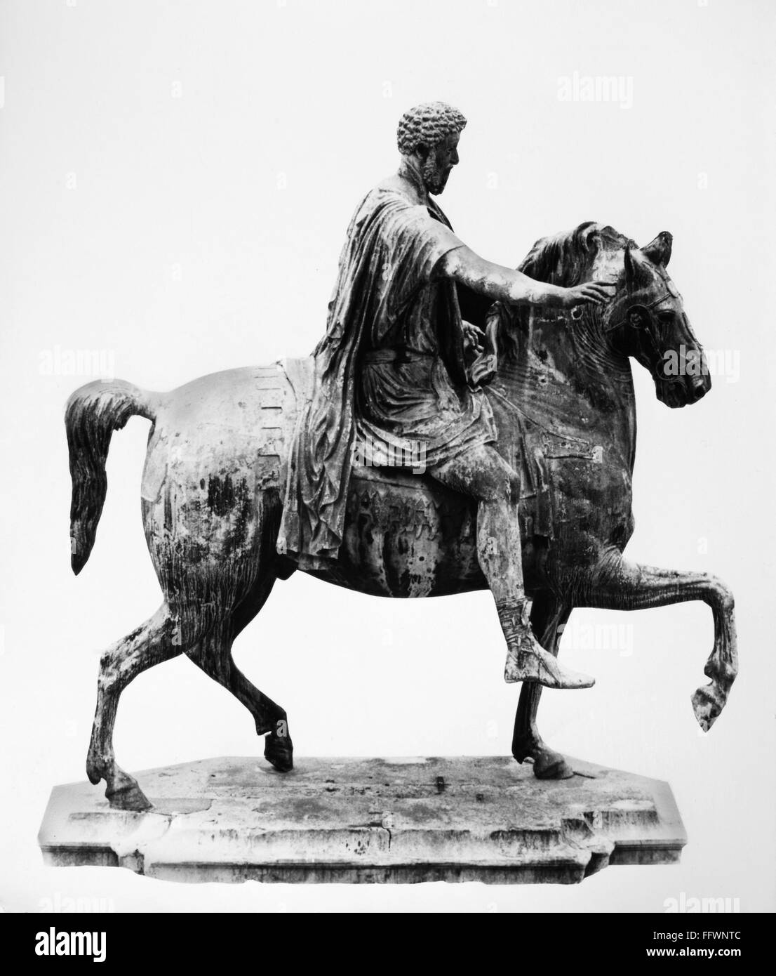 180 Ad Rome MARCUS AURELIUS /n(121-180 A.D.). Roman emperor, 161-180 A.D ...