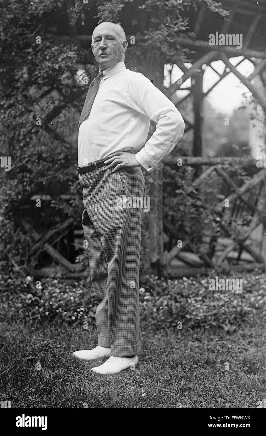 WALTER CAMP (18591925). /nAmerican football coach. Photograph, 1917