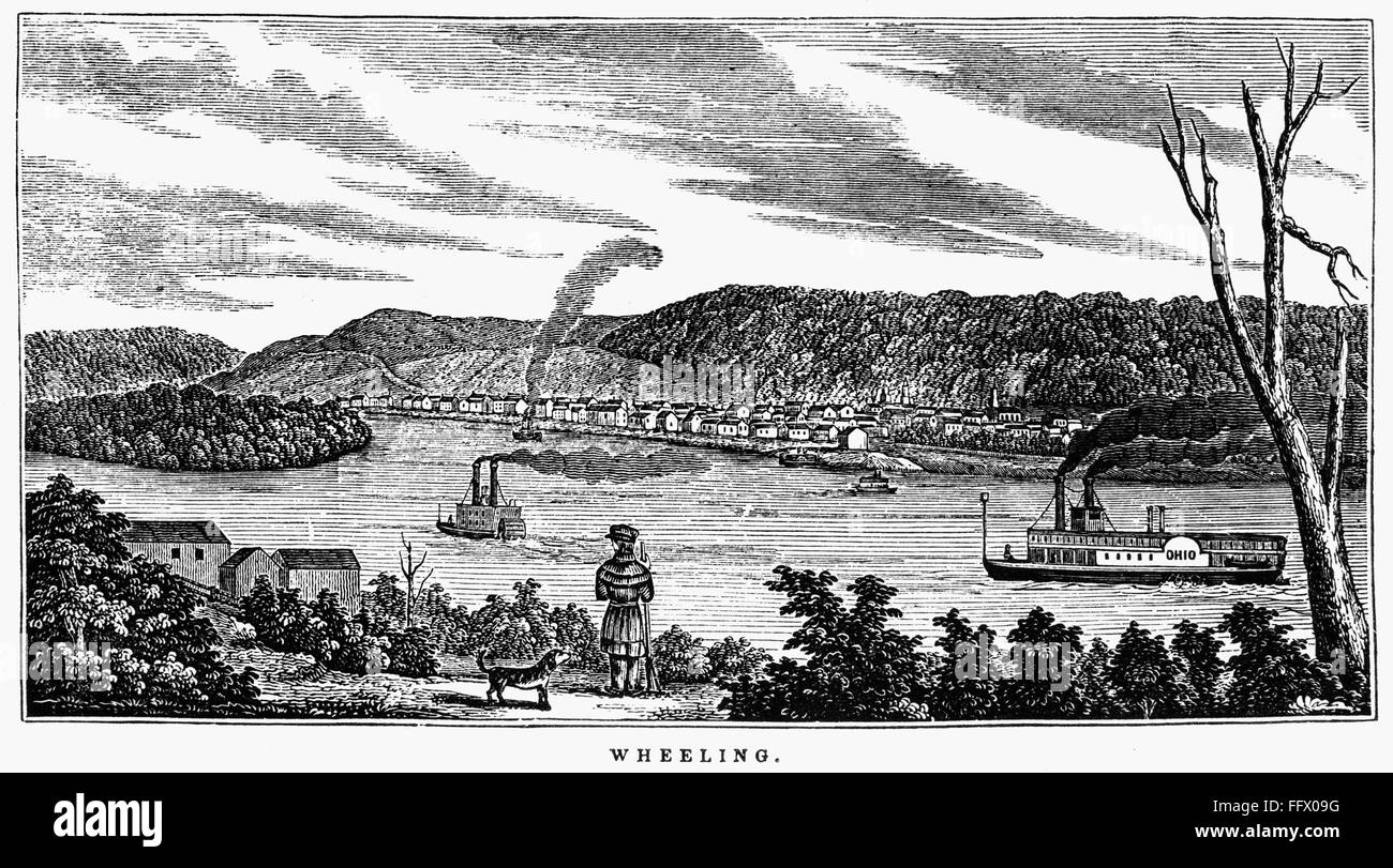 WHEELING, WEST VIRGINIA. /nWheeling, Virginia, present day West