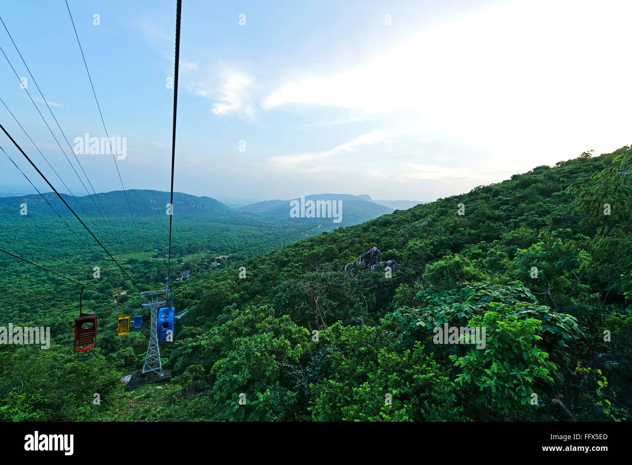 Ropeway at rajgir hires stock photography and images Alamy