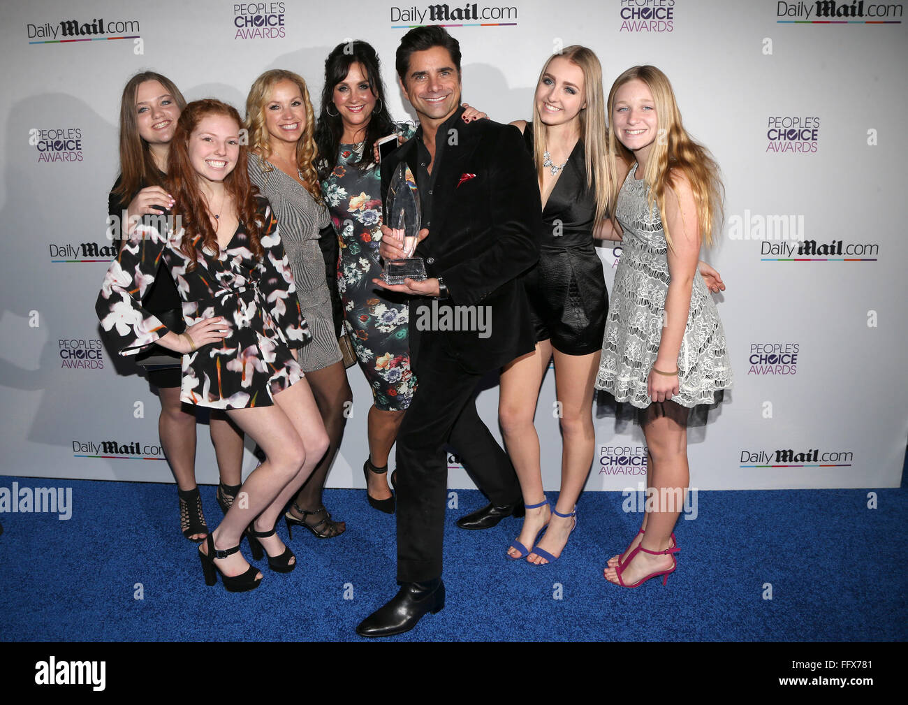 John stamos and family hi-res stock photography and images - Alamy